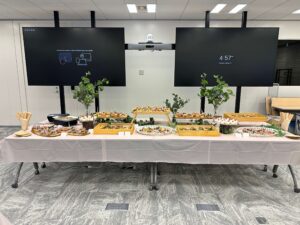 ケータリング設営後全体像